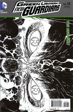 Green Lantern New Guardians #14 Cover B Incentive Aaron Kuder Sketch Cover (Rise Of The Third Army Tie-In)