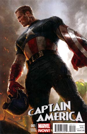 Captain America Vol 7 #1 Cover E Incentive Ryan Meinerding Variant Cover