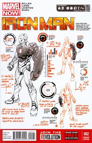 Iron Man Vol 5 #2 Cover B Incentive Carlo Pagulayan Design Variant Cover