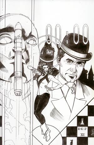 Steed And Mrs Peel Vol 2 #3 Incentive Drew Johnson Virgin Sketch Cover