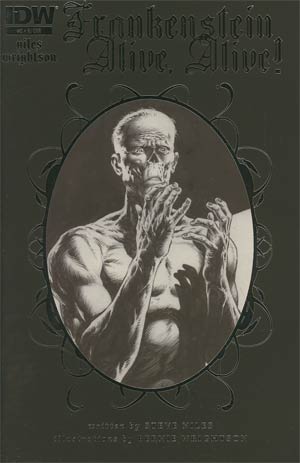 Frankenstein Alive Alive #2 Incentive Bernie Wrightson Sketch Cover