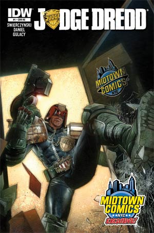 Judge Dredd Vol 4 #1 Midtown Exclusive Variant Cover