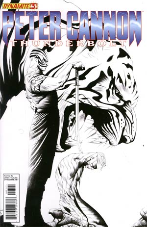 Peter Cannon Thunderbolt Vol 2 #3 Incentive Jae Lee Black & White Cover