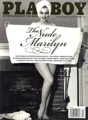Playboy Magazine Vol 59 #10 Dec 2012 Featuring Covergirl Marilyn Monroe