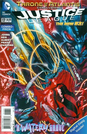 Justice League Vol 2 #17 Combo Pack With Polybag (Throne Of Atlantis Part 5)