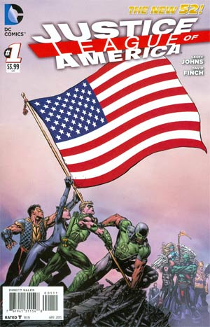 Justice League Of America Vol 3 #1 Regular USA Flag Cover