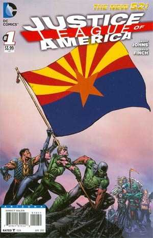 Justice League Of America Vol 3 #1 Variant Arizona Flag Cover