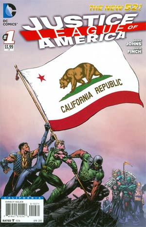 Justice League Of America Vol 3 #1 Variant California Flag Cover