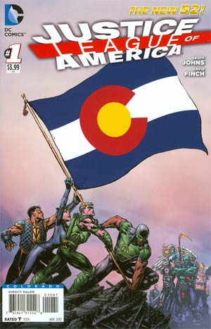 Justice League Of America Vol 3 #1 Variant Colorado Flag Cover