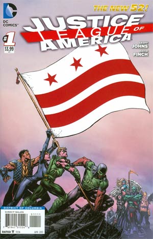 Justice League Of America Vol 3 #1 Variant District Of Columbia Flag Cover