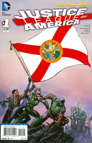 Justice League Of America Vol 3 #1 Variant Florida Flag Cover