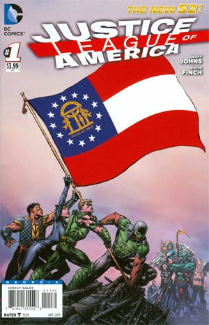 Justice League Of America Vol 3 #1 Variant Georgia Flag Cover