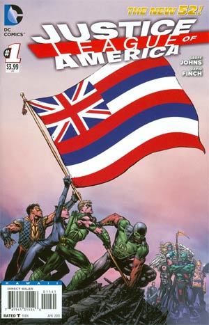 Justice League Of America Vol 3 #1 Variant Hawaii Flag Cover