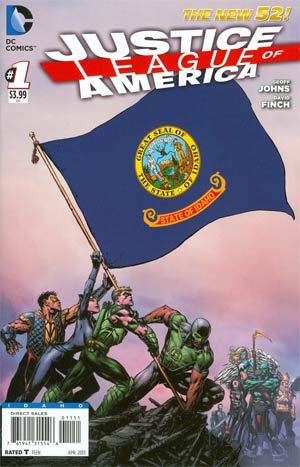 Justice League Of America Vol 3 #1 Variant Idaho Flag Cover