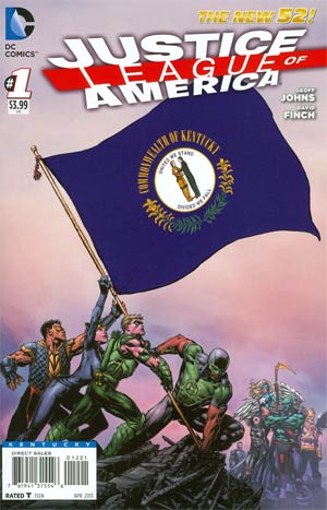 Justice League Of America Vol 3 #1 Variant Kentucky Flag Cover