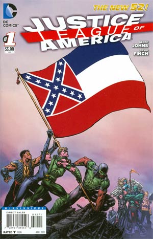 Justice League Of America Vol 3 #1 Variant Mississippi Flag Cover