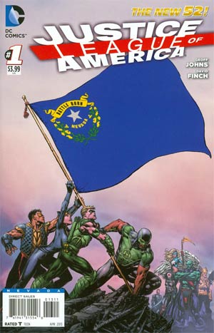 Justice League Of America Vol 3 #1 Variant Nevada Flag Cover