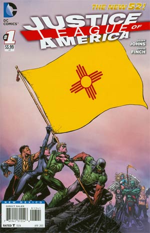 Justice League Of America Vol 3 #1 Variant New Mexico Flag Cover