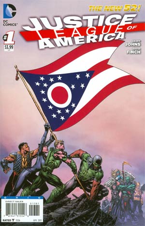 Justice League Of America Vol 3 #1 Variant Ohio Flag Cover