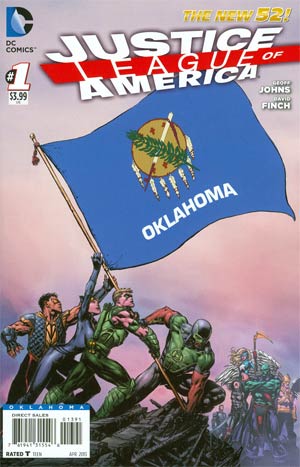 Justice League Of America Vol 3 #1 Variant Oklahoma Flag Cover