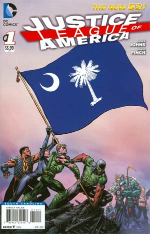 Justice League Of America Vol 3 #1 Variant South Carolina Flag Cover