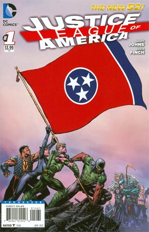 Justice League Of America Vol 3 #1 Variant Tennessee Flag Cover