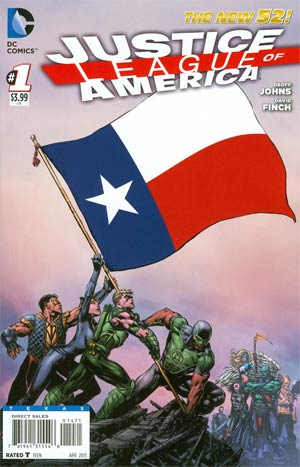Justice League Of America Vol 3 #1 Variant Texas Flag Cover