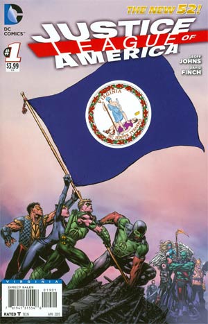 Justice League Of America Vol 3 #1 Variant Virginia Flag Cover