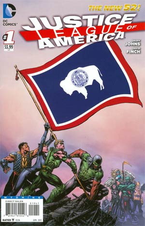 Justice League Of America Vol 3 #1 Variant Wyoming Flag Cover