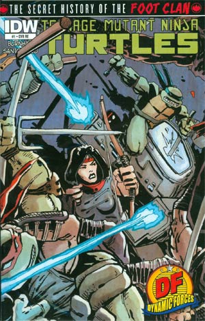 Teenage Mutant Ninja Turtles Secret History Of The Foot Clan #1 Cover G DF Exclusive Kevin Eastman Variant Cover