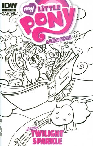 My Little Pony Micro-Series #1 Twilight Sparkle Variant Thom Zahler Subscription Cover