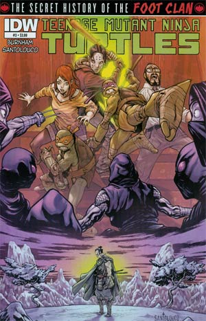 Teenage Mutant Ninja Turtles Secret History Of The Foot Clan #3 Cover A 1st Ptg Regular Mateus Santolouco Cover