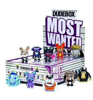 Dudebox Most Wanted Mini Figure Blind Mystery Box 20-Piece Display