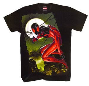 Scarlet Spider Lean To Black T-Shirt Large