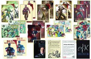 Avengers Movie Agent Coulsons Captain America Trading Cards Set