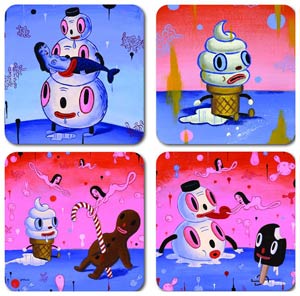 Gary Baseman Coaster Set