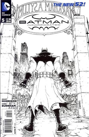 Batman Incorporated Vol 2 #5 Cover B Incentive Chris Burnham Sketch Cover
