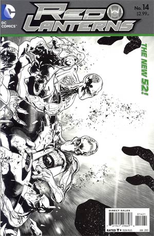 Red Lanterns #14 Cover B Incentive Miguel Sepulveda Sketch Cover (Rise Of The Third Army Tie-In)