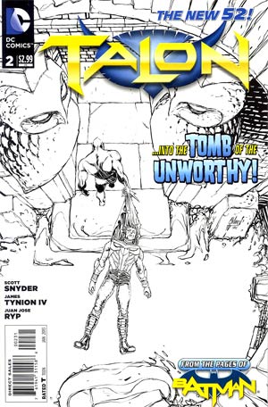 Talon #2 Cover C Incentive Guillem March Sketch Cover