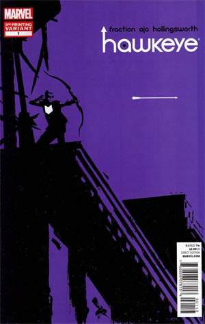 Hawkeye Vol 4 #1 3rd Ptg David Aja Variant Cover