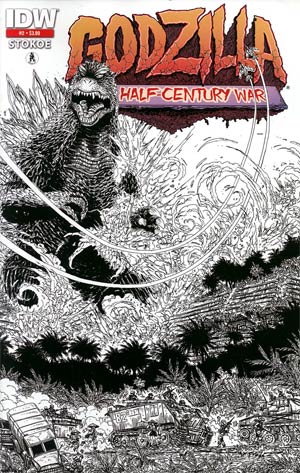 Godzilla Half-Century War #2 Cover C 2nd Ptg