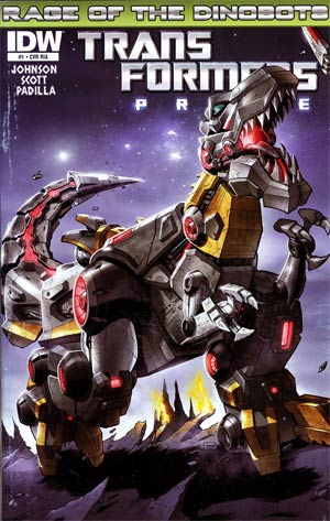 Transformers Prime Rage Of The Dinobots #1 Cover B Incentive Nick Roche Inter-Connected Variant Cover