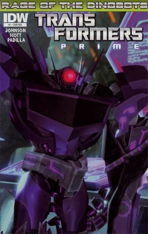 Transformers Prime Rage Of The Dinobots #1 Cover C Incentive Shockwave Animated Series Character Variant Cover