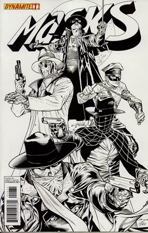 Masks #1 Incentive Ardian Syaf Black & White Cover