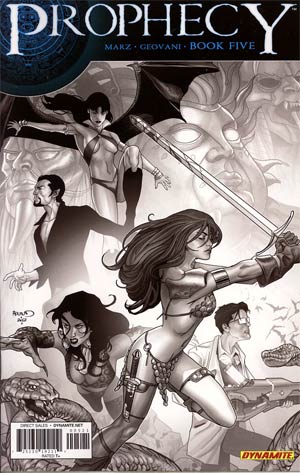 Prophecy #5 Incentive Paul Renaud Black & White Cover