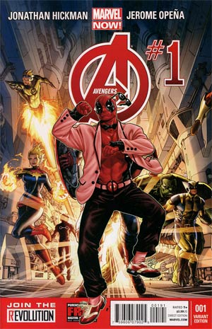 Avengers Vol 5 #1 Cover E Variant Deadpool Gangnam Style Cover