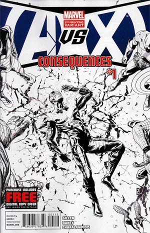 AVX Consequences #1 Cover C 2nd Ptg Patrick Zircher Variant Cover