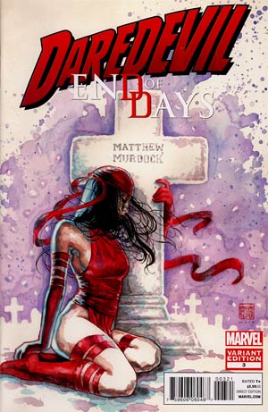 Daredevil End Of Days #3 Cover B Incentive David Mack Variant Cover