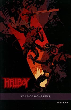 Hellboy In Hell #1 Cover B Incentive Mike Mignola Year Of Monsters Variant Cover