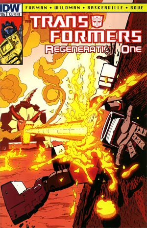 Transformers Regeneration One #86 Incentive Geoff Senior Variant Cover